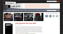 Desktop Screenshot of celebritycarsblog.com